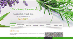 Desktop Screenshot of herboristerie-la-claire-fontaine.be