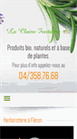 Mobile Screenshot of herboristerie-la-claire-fontaine.be